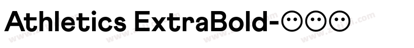 Athletics ExtraBold字体转换